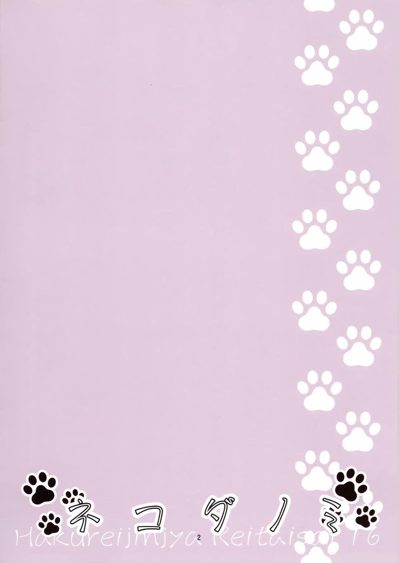 例大祭16 うぉーたーどろっぷ MASA ネコダノミ 东方Project 中国翻訳